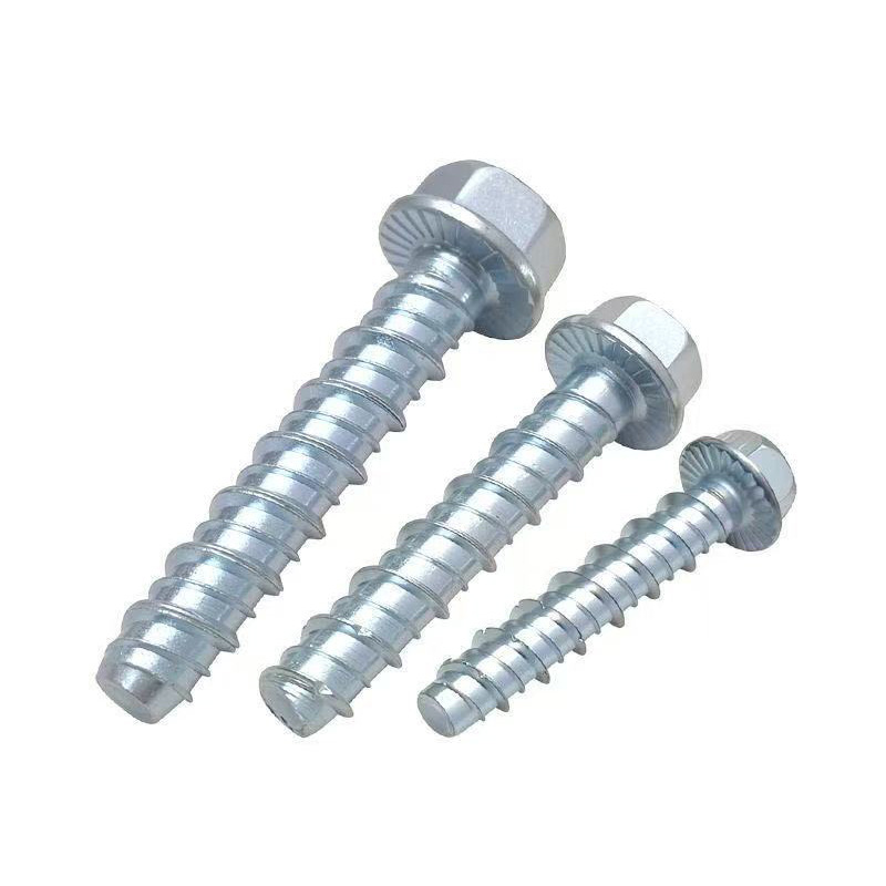 Hex Flange Head Féin Gearradh Coincréite Bolt Ancaire