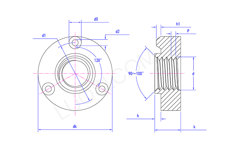 Secure Weld Round Nuts
