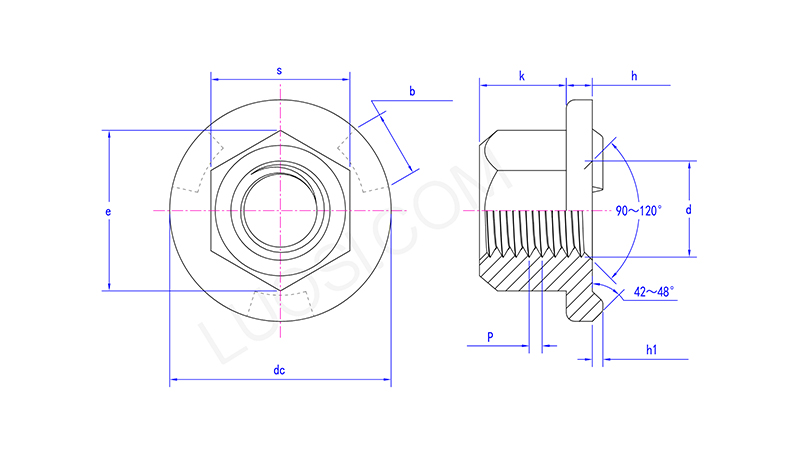Versatile Welding Flange Nut