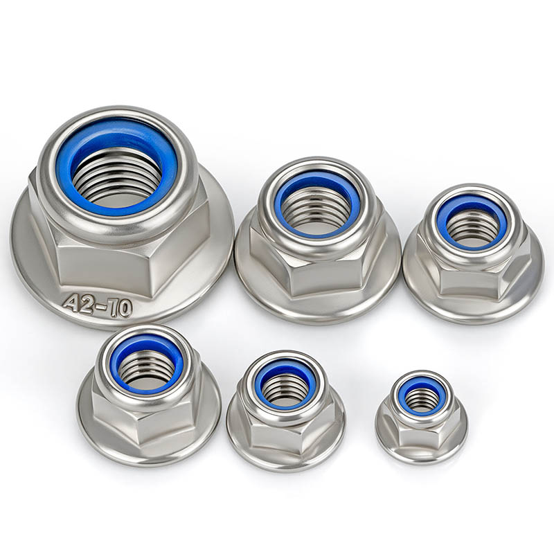 Cnó Glas níolón le Flange