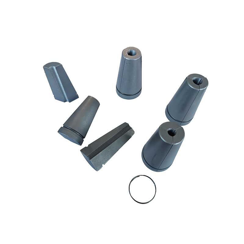 Ag cur brú ar PC Wire Anchorage Gripper